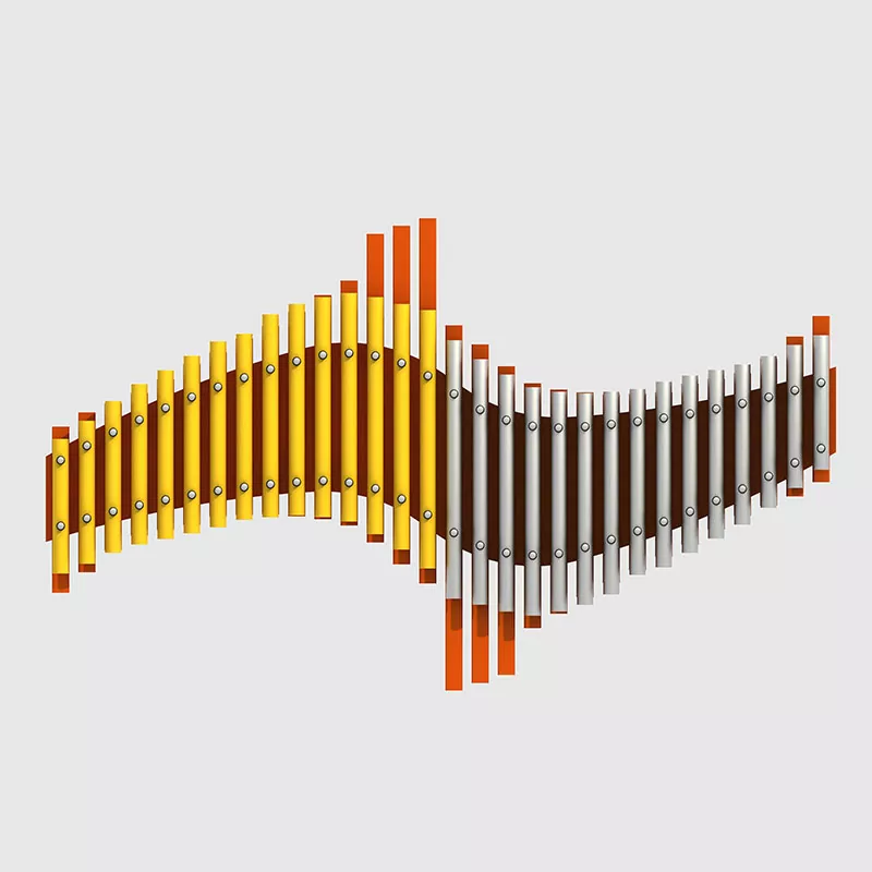 Aluminum Alloy Playground Handpipes Outdoor Musical Instruments
